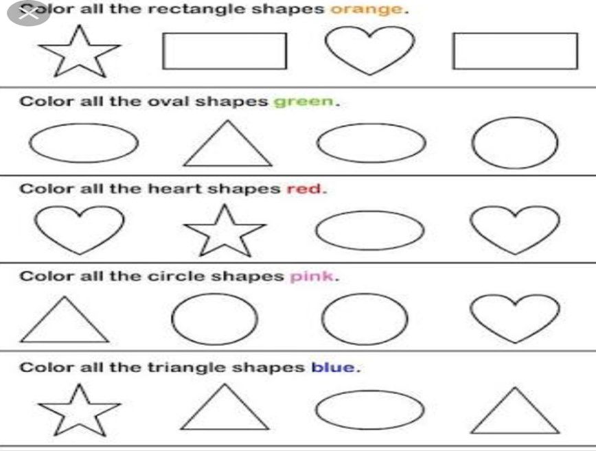 Maths class 1 Geometrical Skills 