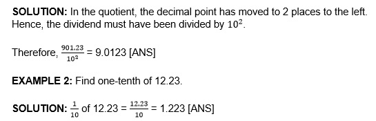 Maths class 5 Decimals 