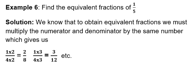 Maths class 6 Fractions 