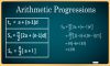 Arithmetic Progression image